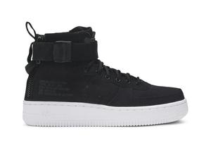 Кроссовки Nike SF Air Force 1 Mid GS 'Black', черный