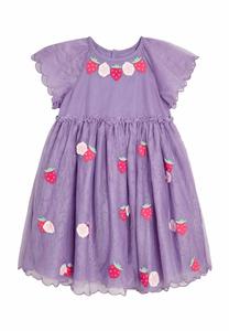 Элегантное платье REGULAR FIT JoJo Maman Bébé, цвет Lilac Purple Strawberry