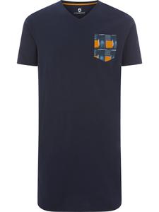 Длинная пижама Jan Vanderstorm Oenske, темно-синий