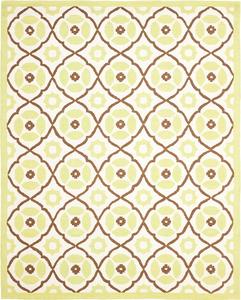 Ковер SAFAVIEH, 244 x 305 см, - коллекция Roslyn - большой - Ivory & Green, ручной работы из шерсти, цветочный дизайн, идеально для гостиной, спальни, офиса, столовой (ROS313A)