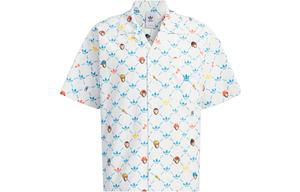 Футболки Monkey Kingdom для мужчин розовый белый Adidas Originals, розовый