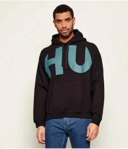 Толстовка Nalfhood relaxed fit Hugo Blue, черный