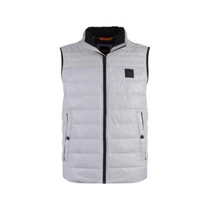 Весенне-лето 2024 Жилет мужской светло-серый HUGO BOSS