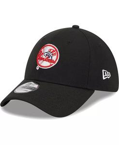Мужская черная бейсболка New York Yankees Logo 39THIRTY Flex New Era