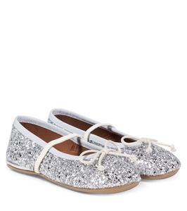 Galassia балетки с пайетками PèPè, Argento