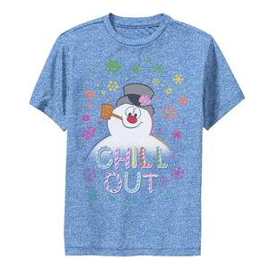 Футболка с рисунком «Frosty The Snowman» для мальчиков 8–20 лет и портретом Chill Out Licensed Character