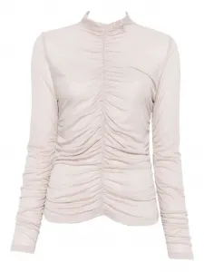 Топ из смеси шерсти LIU JO, нейтральный