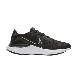 Кроссовки Nike Renew Run GS 'Black Metallic Silver', черный