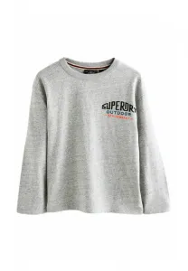 Рубашка с длинным рукавом, прямого кроя Superdry & Co, Grey