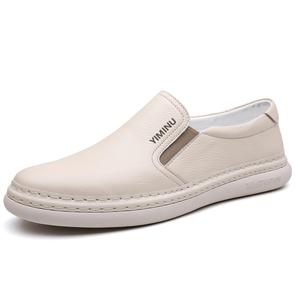 Eminu Мужские повседневные кроссовки низкие черно-белые, цвет White