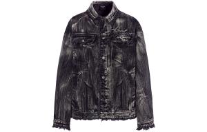 Джинсовая куртка унисекс ROCAWEAR, потертая синяя