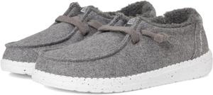 Лоферы Hey Dude Kids  Wendy Wool Cozy, Charcoal