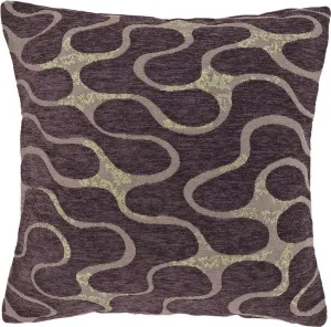Декоративная подушка Lux 45x45 см - темно-фиолетовая Unique Living