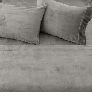 Комплект бархатного плюшевого теплого и уютного роскошного флисового простыня Madelinen, цвет Sea Mist