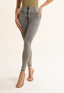 Узкие джеггинсы Freddy, светло-серый