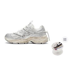 Champion Низкие массивные кроссовки унисекс, серебристо-молочно-белые