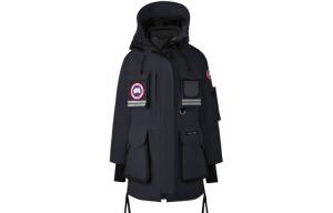Женский пуховик Canada Goose, темно-синий