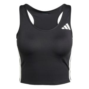 Футболка-топ 3 Stripes Crop Adidas, черный