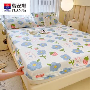 Fuanna Простыня на резинке 180х200 см из чистого хлопка, цвет Little Sentimentality