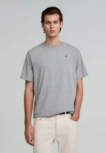 Футболка nos с черепом, базовая футболка Scalpers, Grey