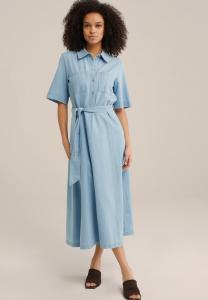 Платье WE Fashion Denim dress, Light Blue