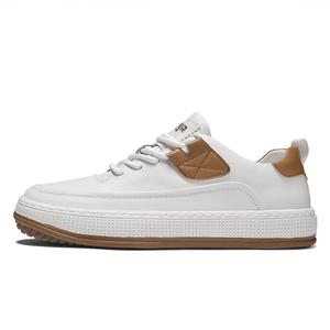 Нескользящие и износостойкие низкие кроссовки для скейтбординга, увеличивающие рост, для мужчин NANJIREN, White