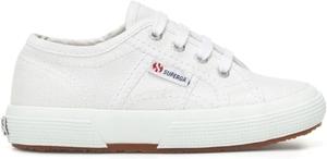 Детские кеды Superga 2750 JCOT Classic - Стильная и долговечная обувь из холста для повседневного комфорта, удобная шнуровка, белый