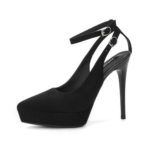 Zubumei Туфли на тонком каблуке 12 см, женские, черные