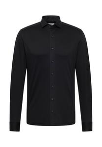 Официальная рубашка JERSEY SHIRT SLIM FIT Eterna, черный