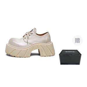 SMFK Женские повседневные туфли Casual Single Snow Mountain White с магнитной коробкой для хранения, цвет Snow Mountain White-Comes with Magnetic Storage Box