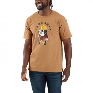 Футболка мужская Nut Heather/Mountain Walnut Heather Carhartt, Nut Heather/Mountain Walnut Heather