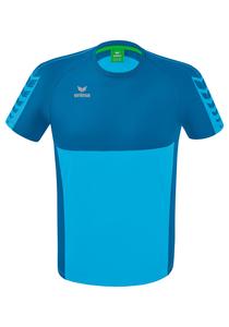 Рубашка erima Six Wings T Shirt, цвет curacao/mykonos