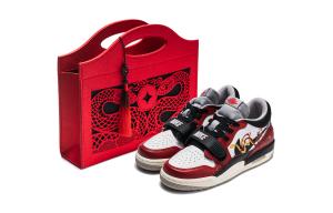 Jordan Legacy 312 низкая амортизация низкие детские баскетбольные кроссовки black red для подростков