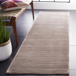 Ковер-дорожка SAFAVIEH, 69 x 244 см, Himalaya Collection, Taupe, ручной работы из шерсти, идеален для помещений с высокой проходимостью в гостиной, спальне (HIM820B)