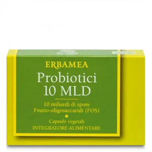 Erbamea Probiotics 10 миллиардов 24 растительных капсул Пробиотическая добавка