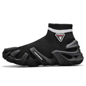 BOLE Мужские черные дышащие повседневные низкие кроссовки с амортизацией и износостойкой подошвой, цвет Black