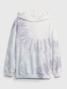 Пуловер с капюшоном GAP, цвет hellblau/flieder/weiß