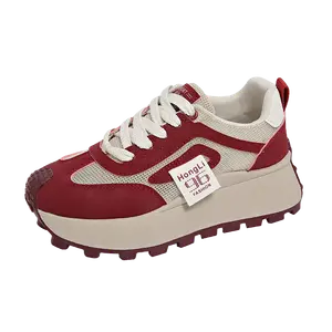 EGCHI Женские повседневные лоуферы бордовые, цвет Burgundy