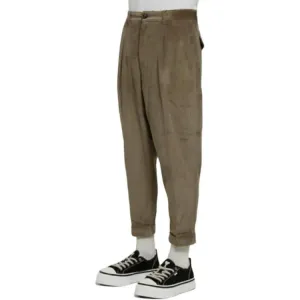 AMIPARIS Брюки Casual Men's Khaki Green Moderate Tapered