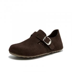 GIGIRYO Женские повседневные туфли-лодочки кофейного цвета, цвет Coffee