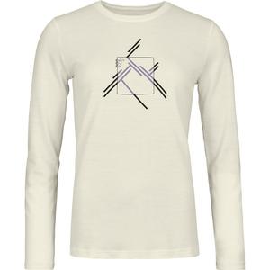 Женская рубашка 185 Merino Mtn с вырезом и длинным рукавом Ortovox, бежевый