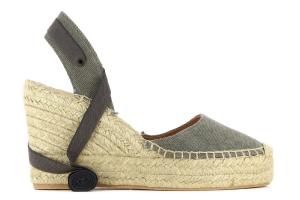 Эспадрильи King на танкетке Camila'S, серый
