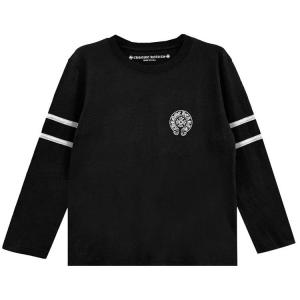 Футболка Chrome Hearts 33 Horseshoe Logo Long-Sleeve T-Shirt, Black