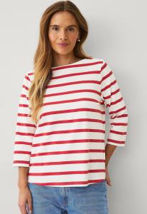 Футболка с длинным рукавом Ellos Collection, красный