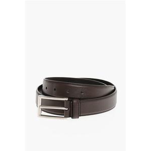 Коричневый кожаный ремень Prada, Brown