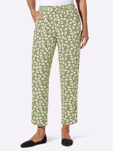 Брюки-карго цвета хаки с белым принтом WITT WEIDEN