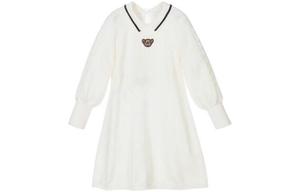 Платье детское Burberry Kids, белый