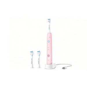 Детская электрическая зубная щетка hx2432 зарядка полностью автоматическая мягкая щетина для 4-летних малышей мультяшная щетка с пузырьками PHILIPS, розовый