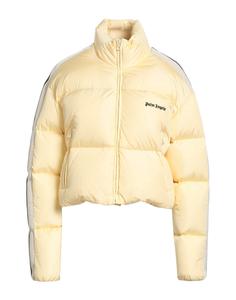 Пуховик Palm Angels, пастельно-желтый