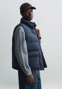 Куртка Maison Kitsuné SLEEVELESS PUFFER, Dark Navy/Dark Blue